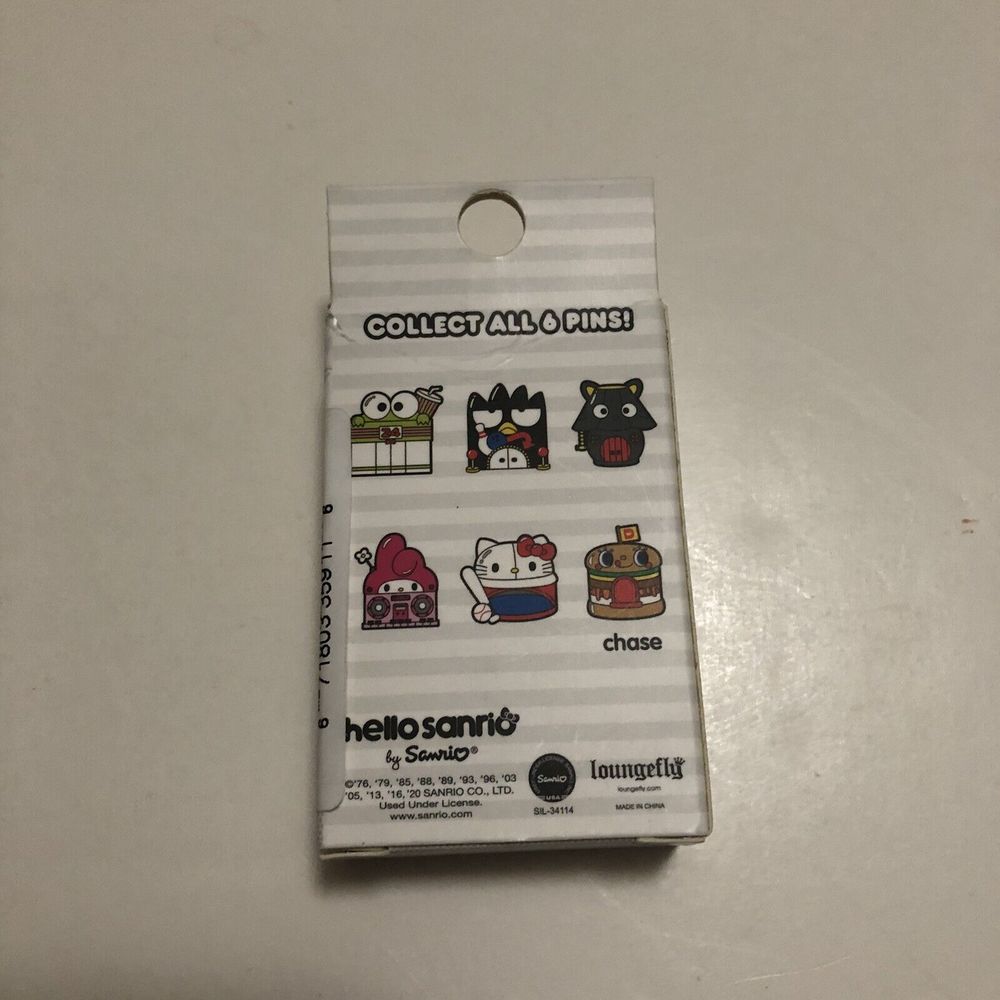 Loungefly Hello Sanrio  Hello Kitty Baseball And Bat Enamel Pin New - Picture 4 of 4
